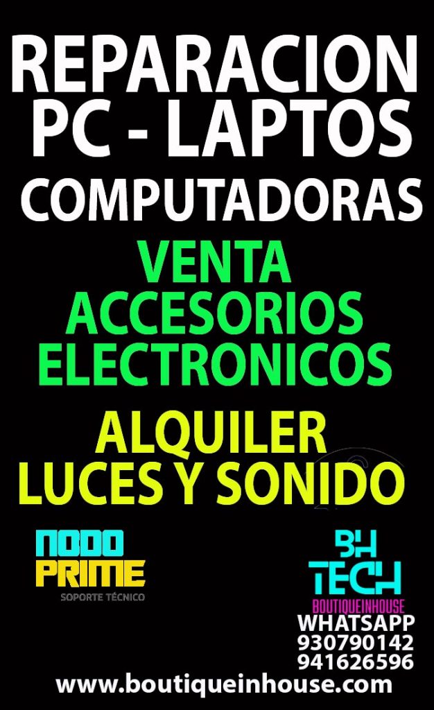 Reparacion de Laptop MAriategui Infantas